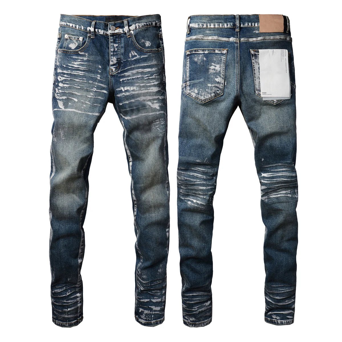 PURPLE BRAND Ripped Distressed Skinny Jeans
