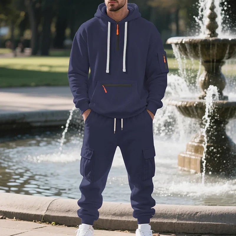 Men's 2 Piece Long Sleeve Sport Tracksuit