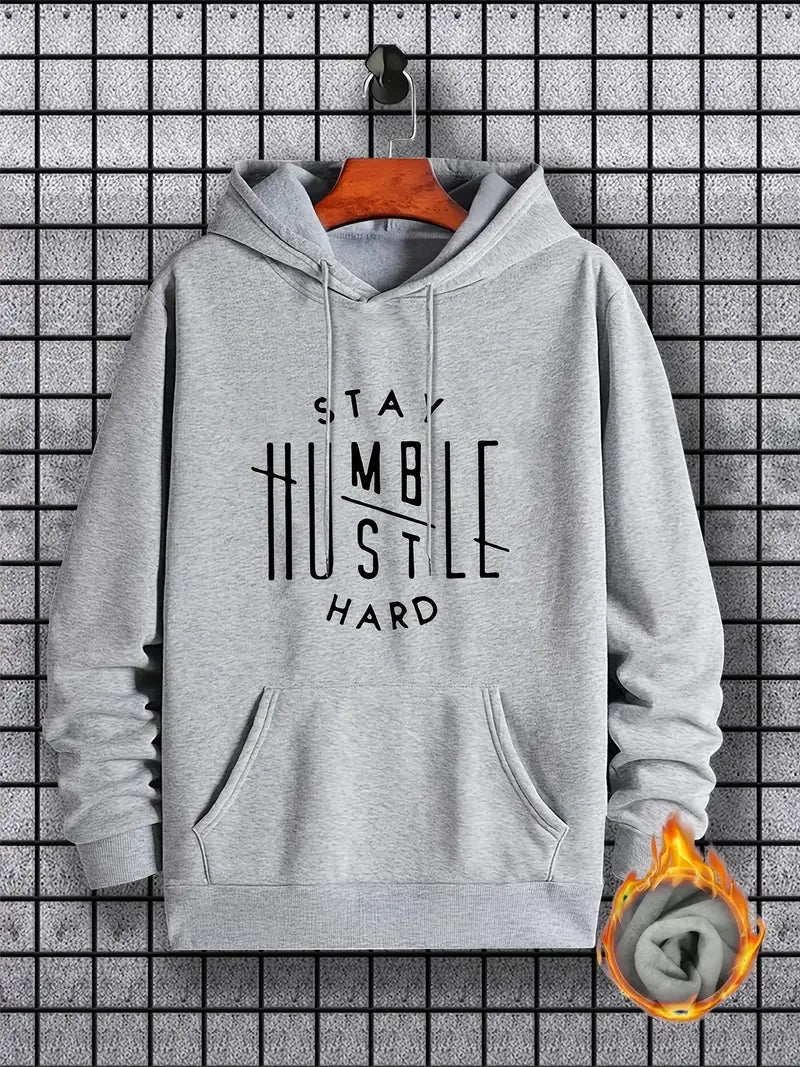Men's Inspirational Hoodie - "Stay Humble"