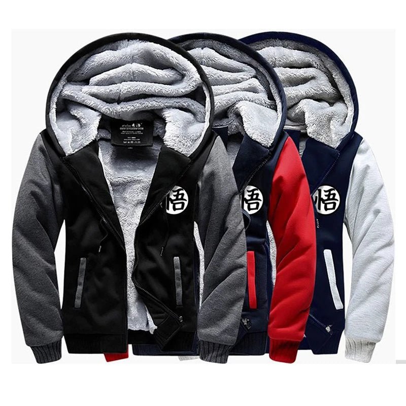 DBZ Fleece Hooded Men's Activewear Jacket