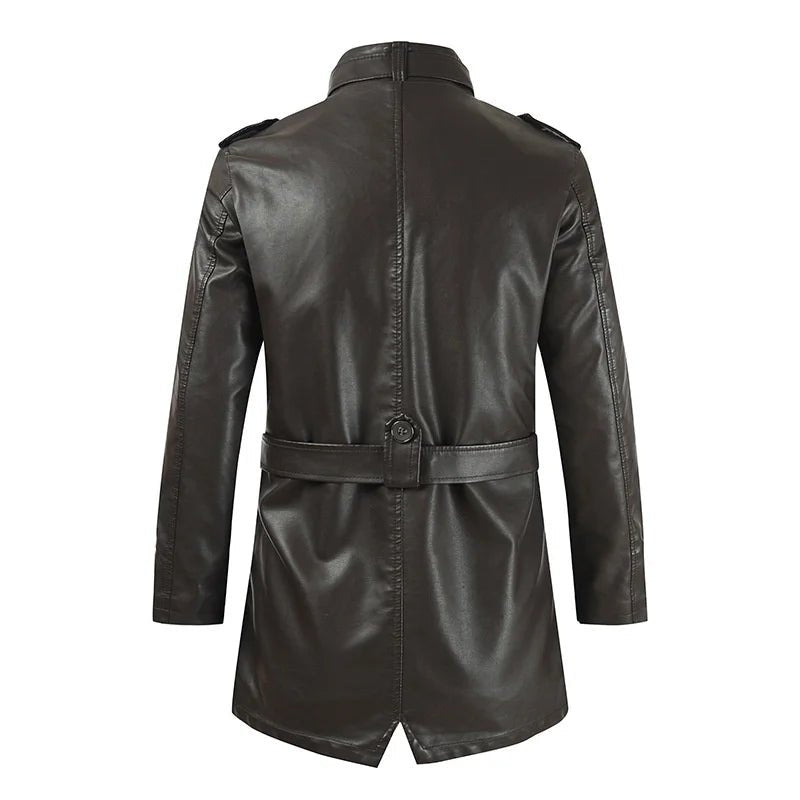 Men's Genuine Leather Jacket LS