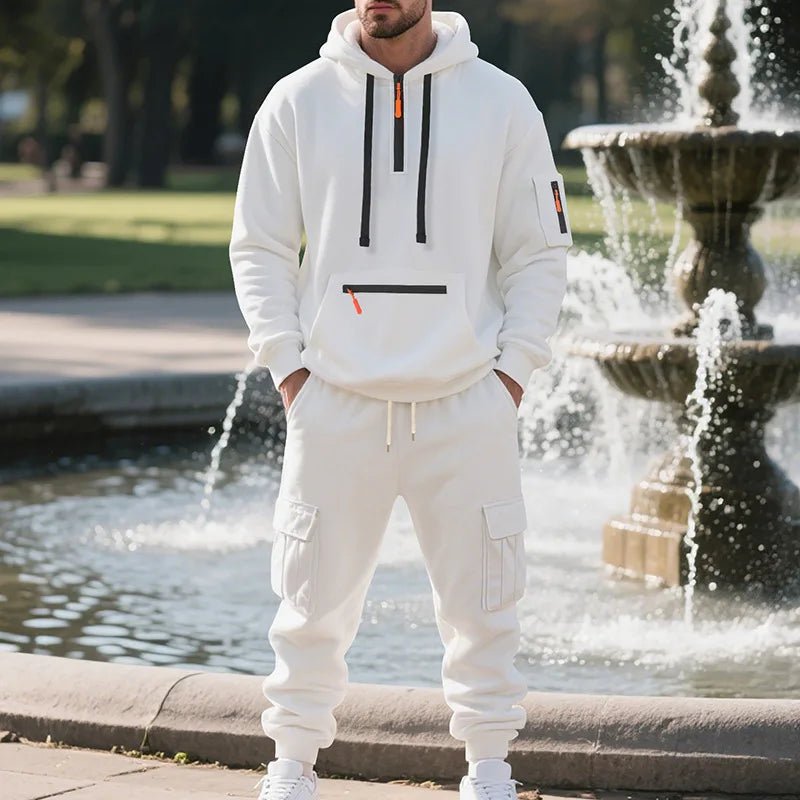 Men's  2 Piece Long Sleeve Sport Tracksuit