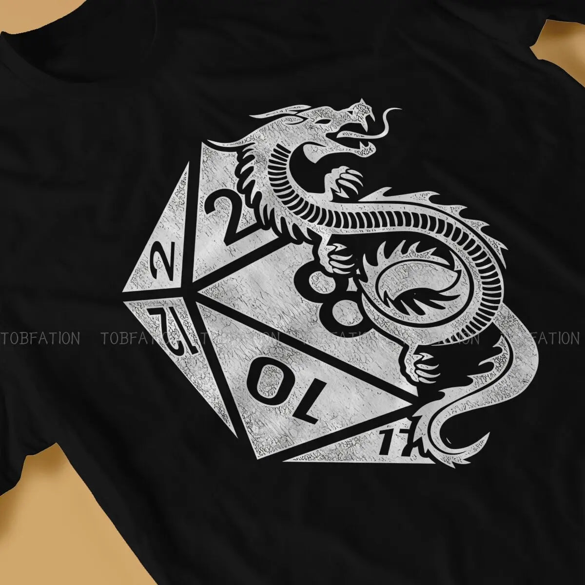 Dragon Poly Dice D20 Dungeon T-shirt