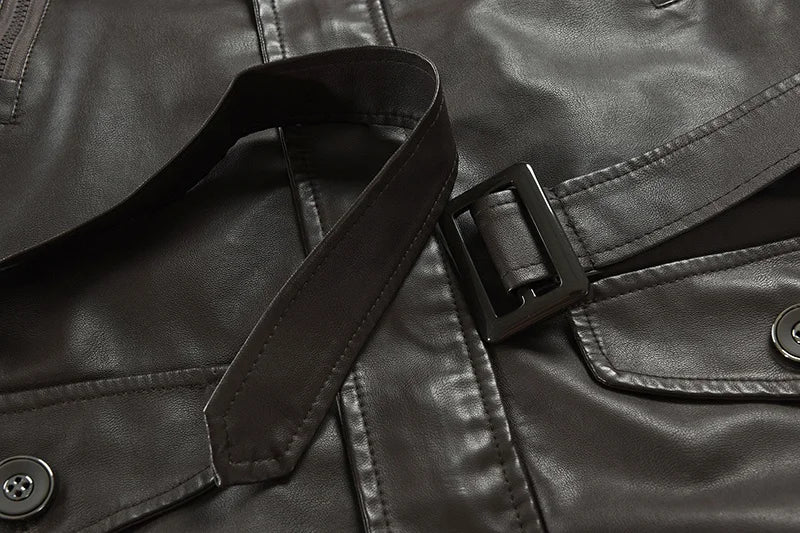 Men's Genuine Leather Jacket LS