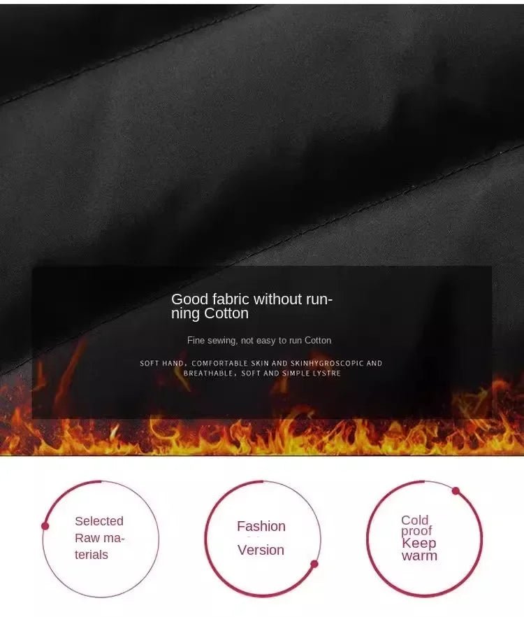 BASE Warm Comfortable Padded Thickened Down Jacket New Double-Sided Removable Hood - THE CLASSICS #carrollclassics