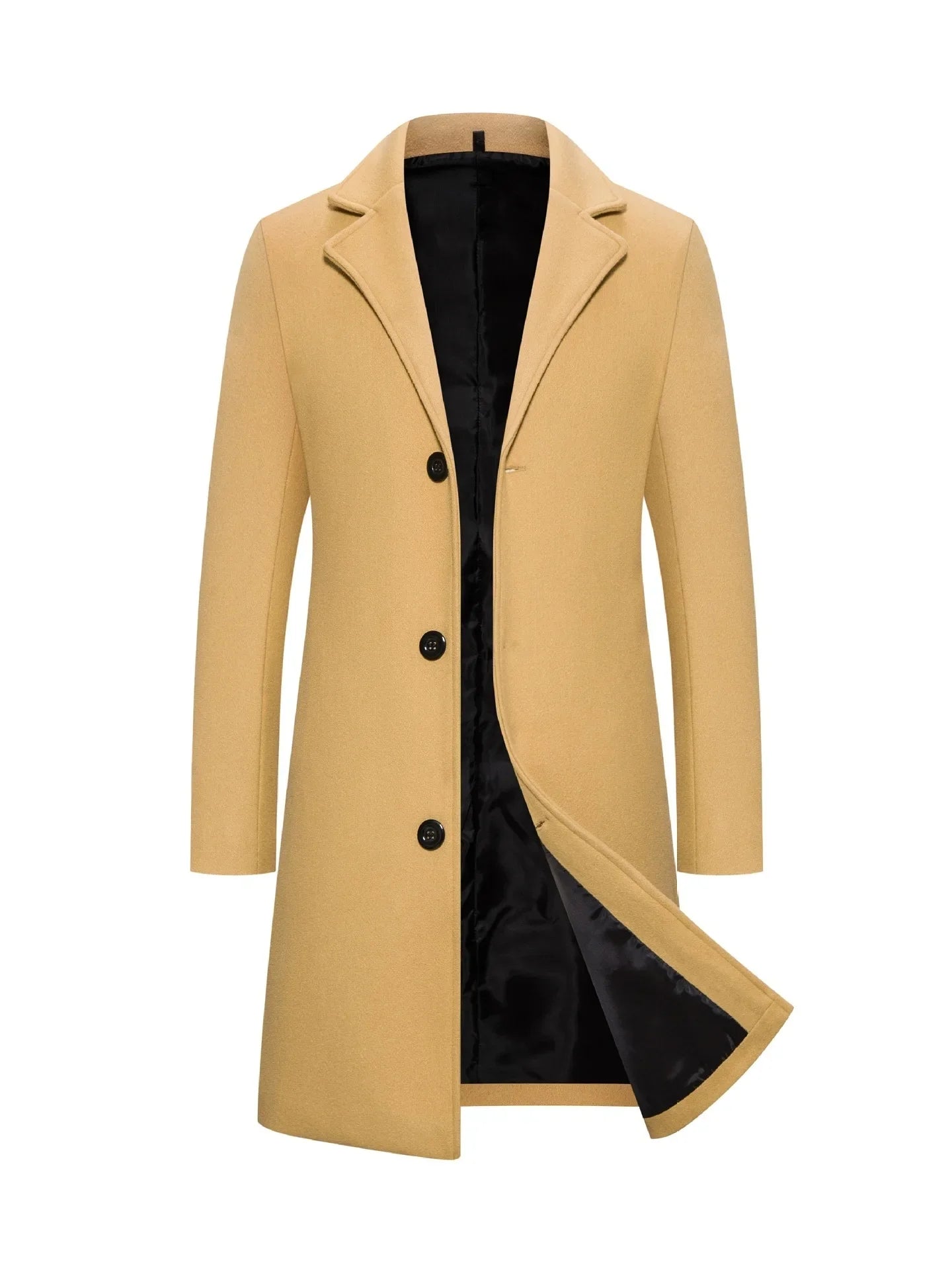FASHION Long Single-breasted Casual Style Trench Coat