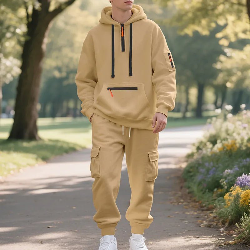 Men's  2 Piece Long Sleeve Sport Tracksuit