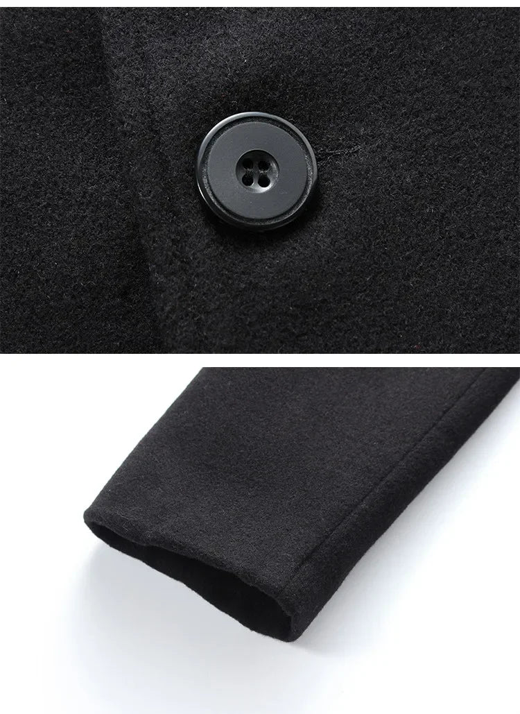 FASHION Long Single-breasted Casual Style Trench Coat