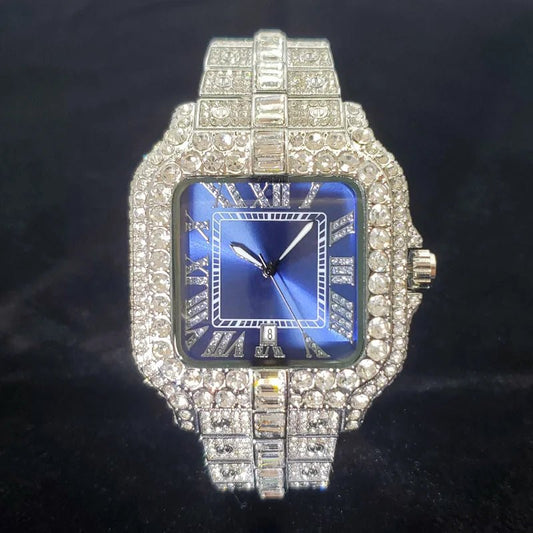 WEISIKAI Luxury Diamond Iced Out Quartz Watch - THE CLASSICS #carrollclassics