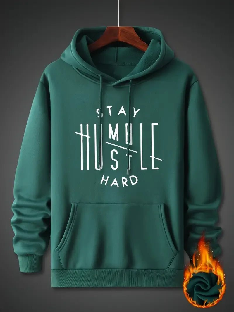 Men's Inspirational Hoodie - "Stay Humble"