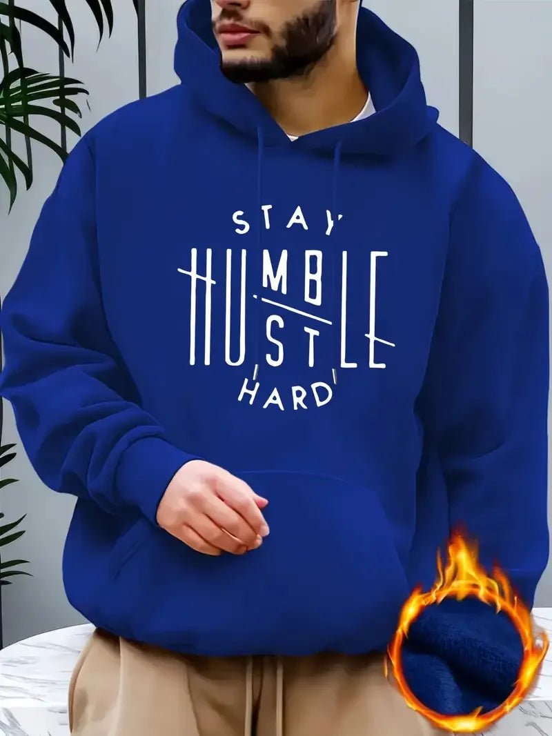 Men's Inspirational Hoodie - "Stay Humble"