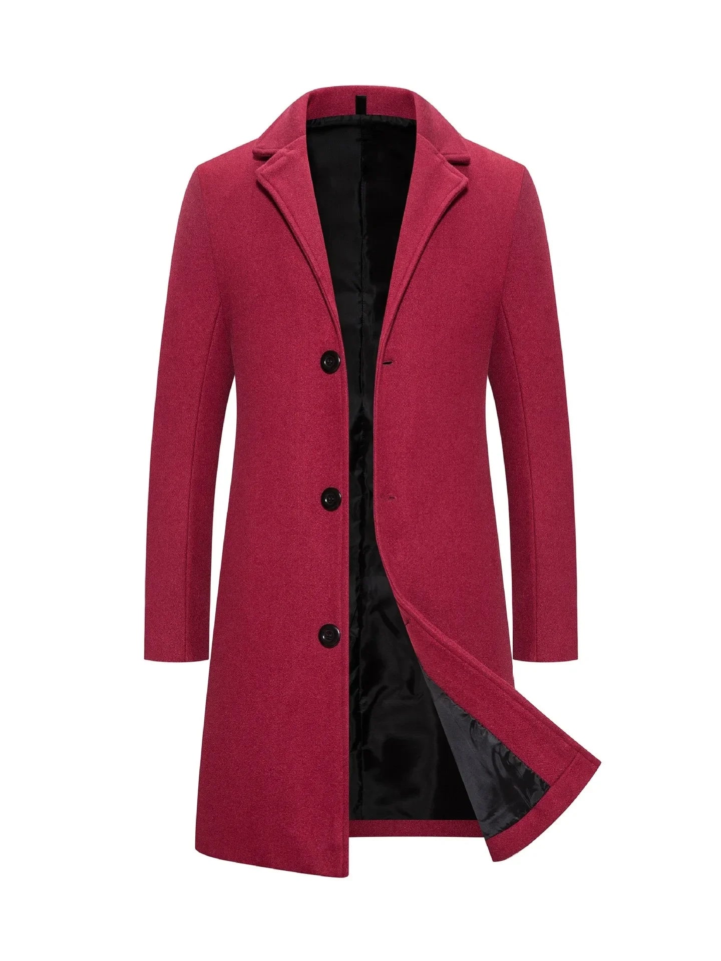 FASHION Long Single-breasted Casual Style Trench Coat