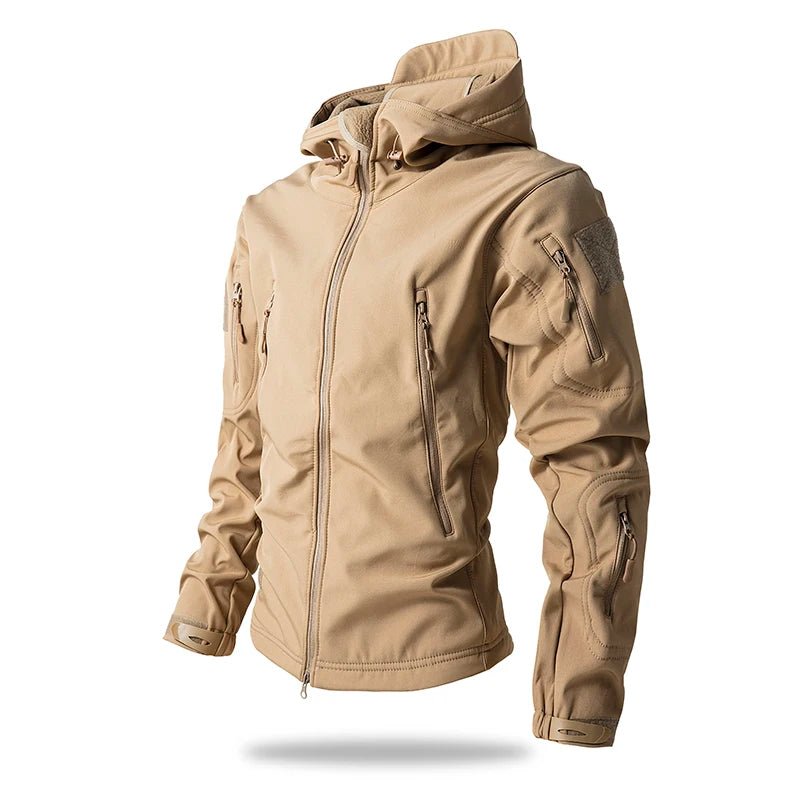 Tactical Men Waterproof Fleece Hooded Camouflage Coat