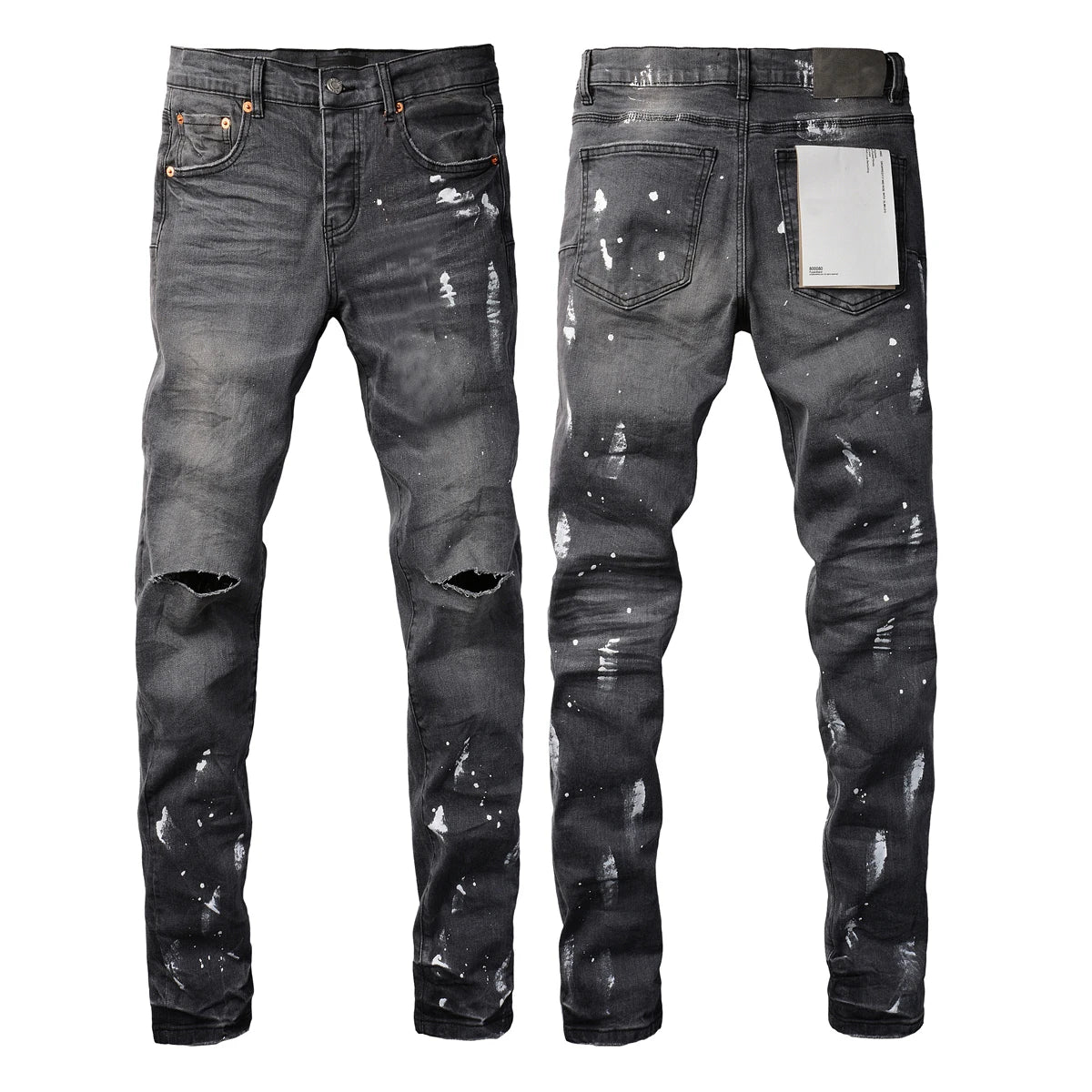 PURPLE BRAND Ripped Distressed Skinny Jeans