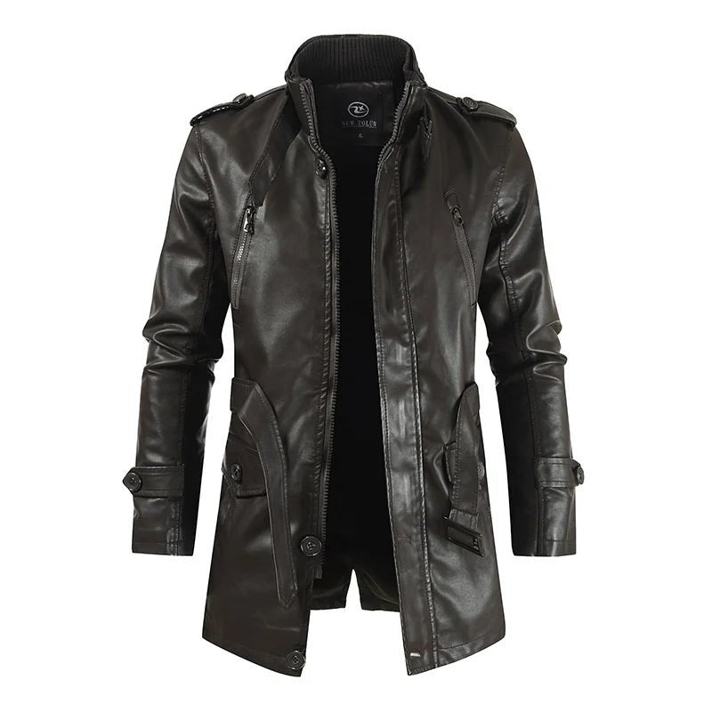 Men's Genuine Leather Jacket LS