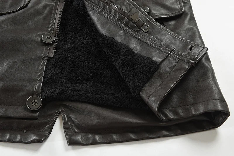 Men's Genuine Leather Jacket LS