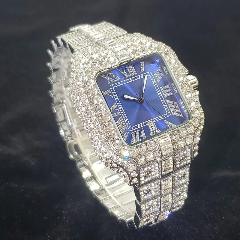 WEISIKAI Luxury Diamond Iced Out Quartz Watch - THE CLASSICS #carrollclassics