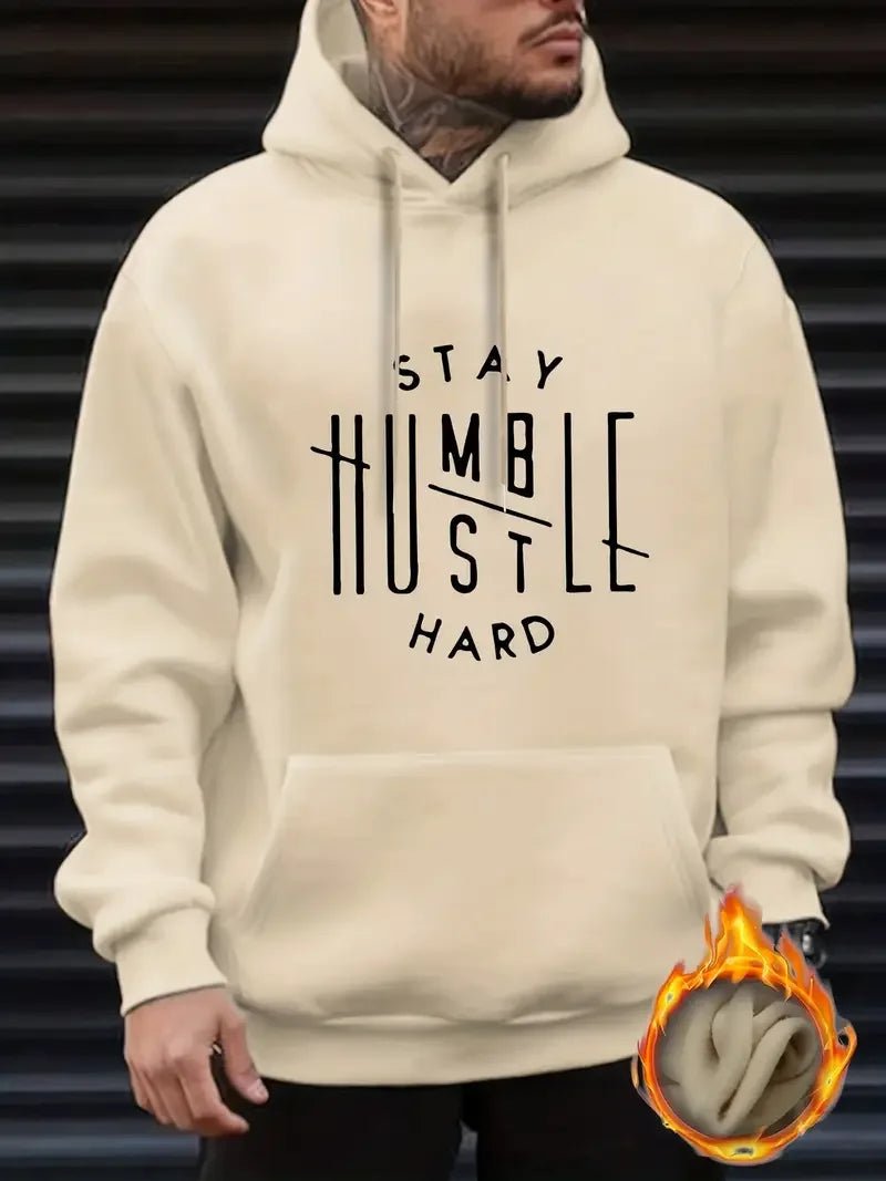 Men's Inspirational Hoodie - "Stay Humble"