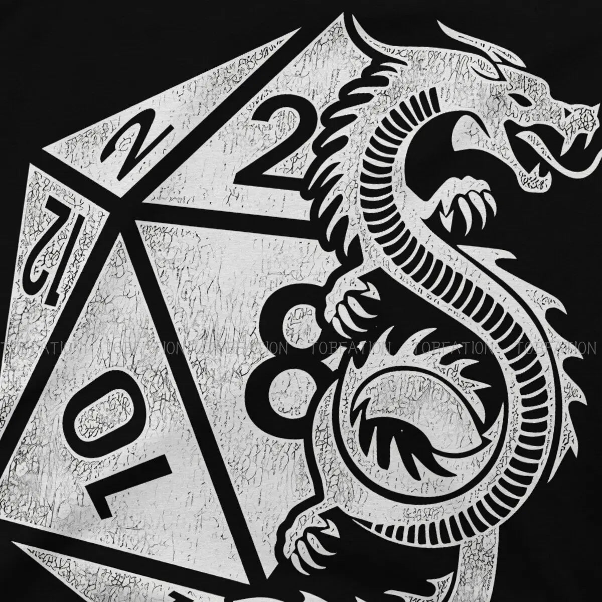 Dragon Poly Dice D20 Dungeon T-shirt