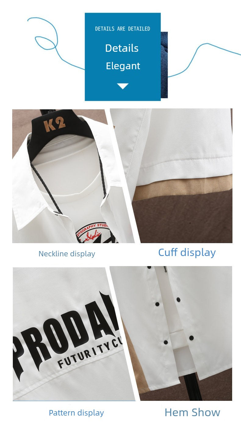 KE/PRODAKER Stylish Casual Button Up shirt