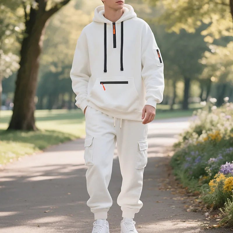 Men's  2 Piece Long Sleeve Sport Tracksuit