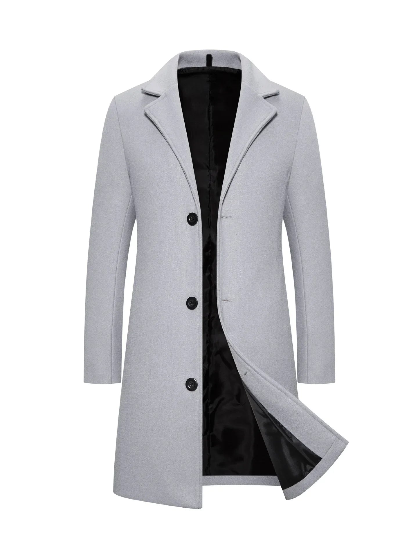 FASHION Long Single-breasted Casual Style Trench Coat