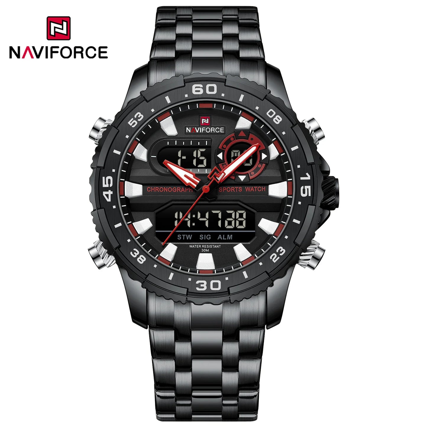 NAVIFORCE Luxury Quartz Stainless Steel Wrist Watches