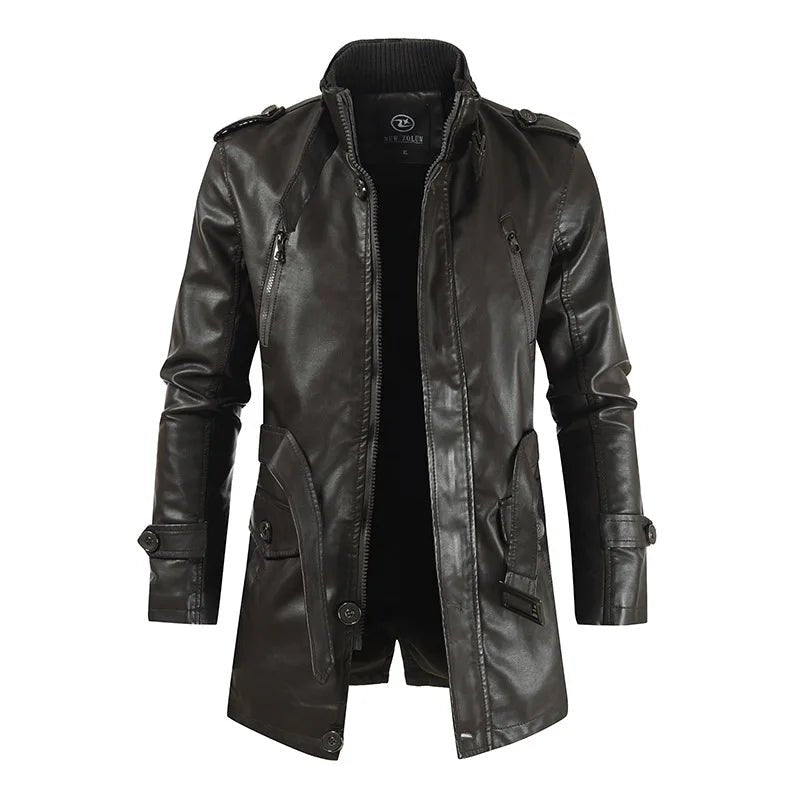 Men's Genuine Leather Jacket LS