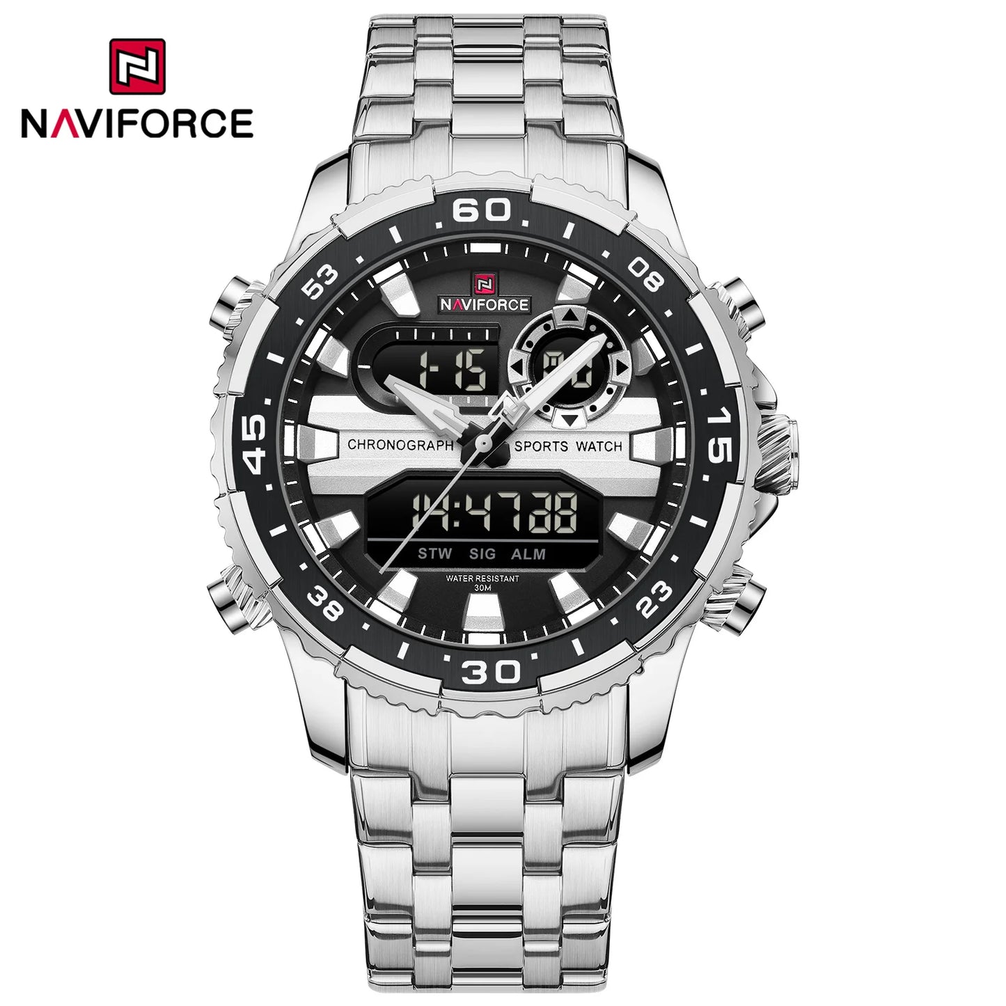 NAVIFORCE Luxury Quartz Stainless Steel Wrist Watches