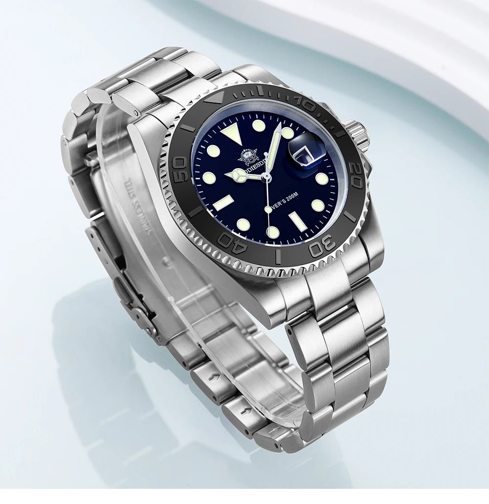 ADDIESDIVE Luxurious Men's Analog Quartz Waterproof Stainless Steel Watches - THE CLASSICS #carrollclassics